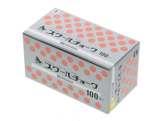 馬印 スクールチョーク黄 100本 C205