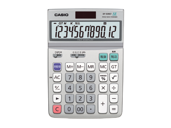 カシオ 本格実務電卓 DF-120GT-N