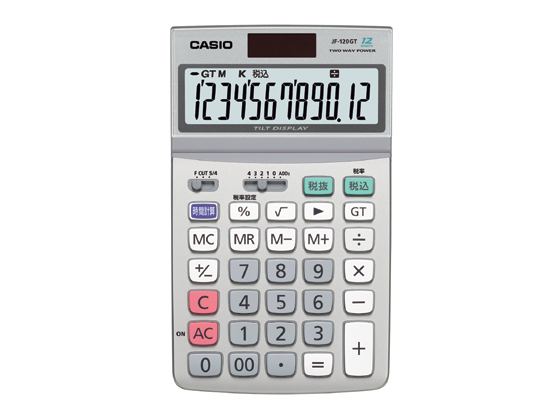 カシオ 中型卓上電卓 JF-120GT-N