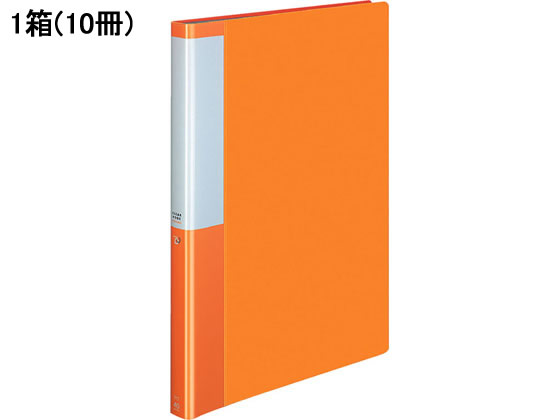 コクヨ クリヤーブック POSITY 固定式A4 40ポケット オレンジ10冊
