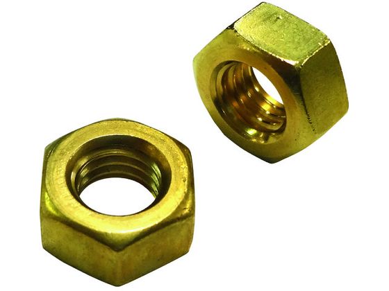 コノエ 六角ナット 1種 真鍮 M16 NT1-BR-16 コノエ 六角ナット 1種 真鍮 M16 NT1-BR-16