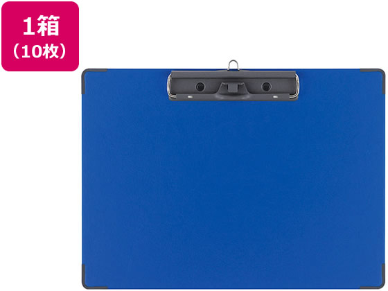 ●色：青●サイズ：Ａ４ヨコ●とじ方向：長辺とじ●外寸法：縦２３５×横３２２ｍｍ●ペンホルダー付き（軸径７．５〜１１ｍｍまで）●吊り下げ金具付き●角金具付き●材質：クロス貼り（芯材／古紙パルプ配合）●分