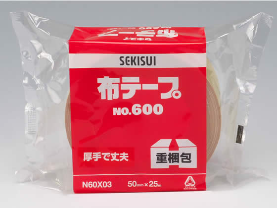 セキスイ 布テープ 50mm×25m 30巻 No.600 NO.600が17,121円 通販