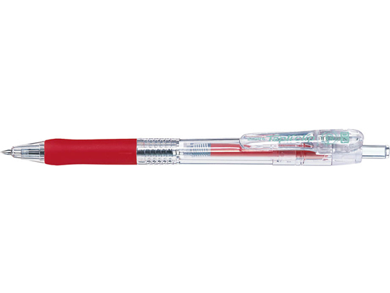 ゼブラ タプリクリップ 0.4 ボールペン 赤 10本 BNH5-R