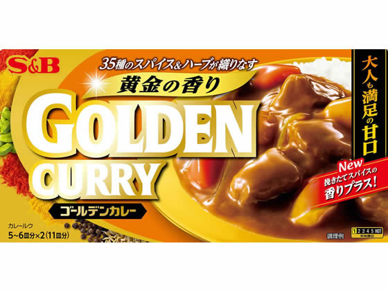 エスビー食品 ゴールデンカレー 甘口 198g エスビー食品 ゴールデンカレー 甘口 198g