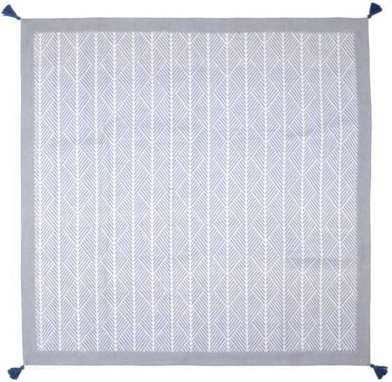 萩原 インド綿ラグ クラック 幅1850×長1850mm 3mm厚 ネイビー 萩原 インド綿ラグ クラック 幅1850×長1850mm 3mm厚 ネイビー