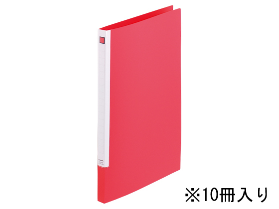 キングジム レターファイル スライドイン A4タテ 赤 10冊 397N-R キングジム レターファイル スライドイン A4タテ 赤 10冊 397N-R