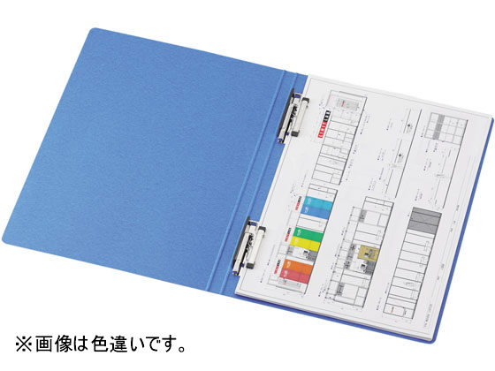 リヒトラブ パンチレスファイルZ式 A3タテ 背幅20mm 藍 10冊 F-312