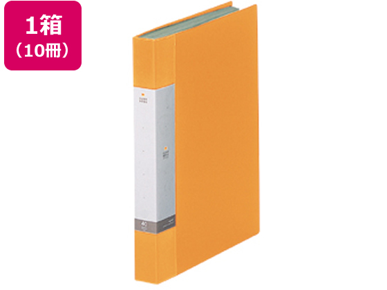 リヒトラブ リクエスト クリヤーブック A4タテ 40ポケット 黄 10冊