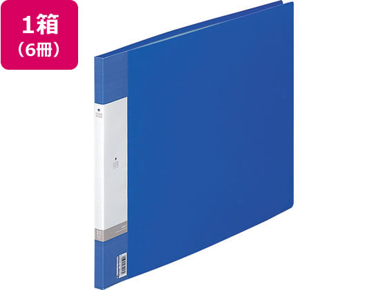 リヒトラブ リクエスト クリヤーブック A3ヨコ 20ポケット 青 6冊