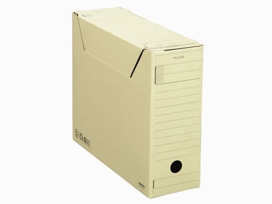 コクヨ ファイルボックス-FS〈Fタイプ〉A4ヨコ 背幅102mm 黄 5冊