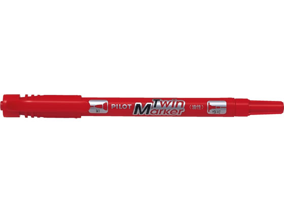 パイロット 油性ツインマーカー細・極細 レッド MEF-12EU-R パイロット 油性ツインマーカー細・極細 レッド MEF-12EU-R