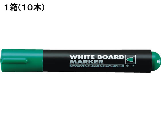 コクヨ ホワイトボードマーカー 中字 緑 10本 PM-B102G