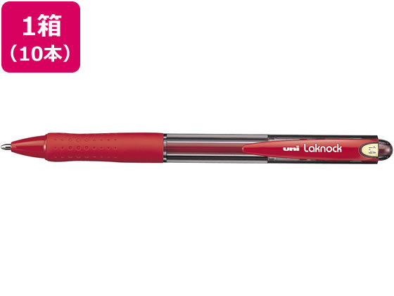 三菱鉛筆 Very楽ノック 極太 1.4mm 赤 10本 SN10014.15