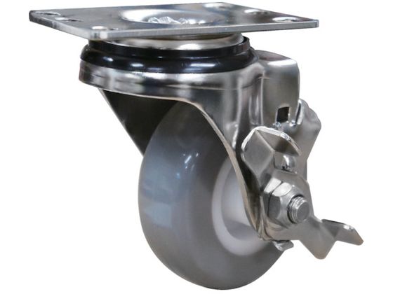 SAMSONG ステンレスキャスター 自在SP付 ウレタン 75mm TP5130-01-PLY-TLB SAMSONG ステンレスキャスター 自在SP付 ウレタン 75mm TP5130-01-PLY-TLB