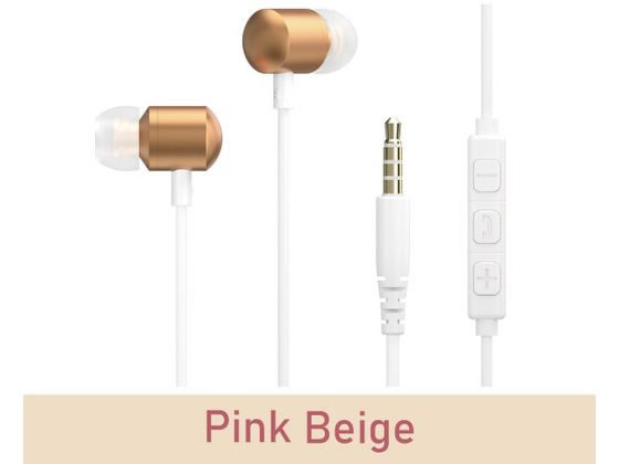 eangle 有線イヤフォン ピンクベージュ ANGVEPY10APB eangle 有線イヤフォン ピンクベージュ ANGVEPY10APB