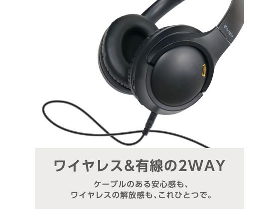 eangle ワイヤレスヘッドホン ブラック ANGVHPN40ABKが4,980円 通販