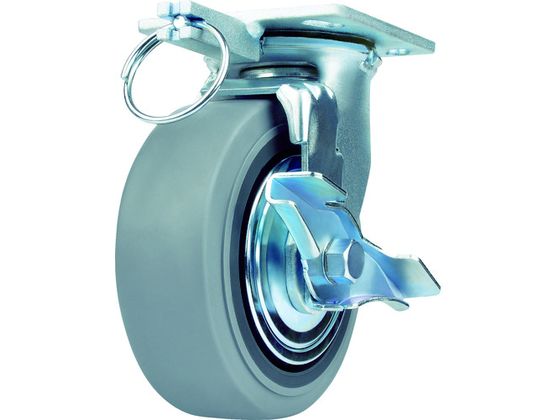SAMSONG 重荷重用キャスター 自在 ゴム車125mm ブレーキ付 TP6650-MIR BB TG TLB SAMSONG 重荷重用キャスター 自在 ゴム車125mm ブレーキ付 TP6650-MIR BB TG TLB