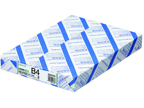 コクヨ KB用紙(共用紙) 64g B4 500枚 KB-KW34