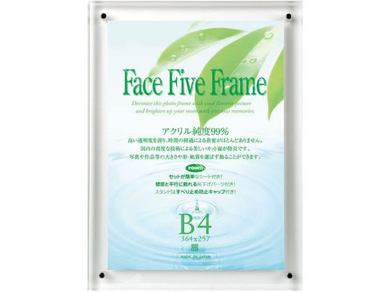 アートプリントジャパン フェイスファイブフレーム B4クリア 30736688