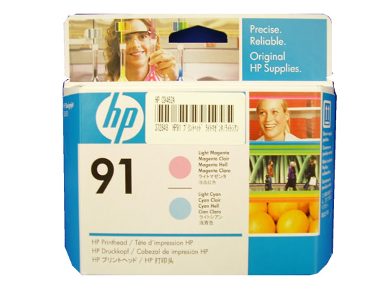まとめ) HP91 インクカートリッジ ライトマゼンタ 775ml 顔料系