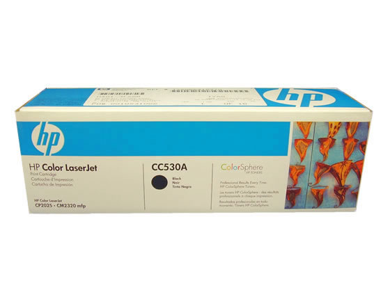 HP プリントカートリッジ 黒 CC530A
