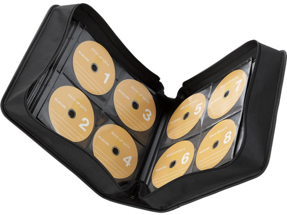 エレコム CD／DVDファスナーケース 320枚 CCD-SS320BK