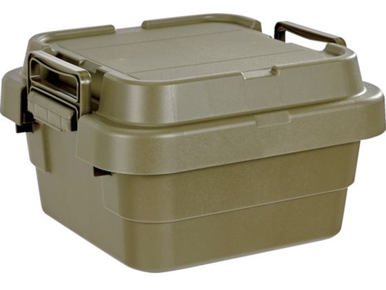 TRUSCO トランクカーゴ フラット天板仕様 浅型 20L ОD色 TRUSCO トランクカーゴ フラット天板仕様 浅型 20L ОD色
