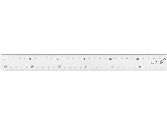 ライオン事務器 直線定規 30cm NO.10K 270-42