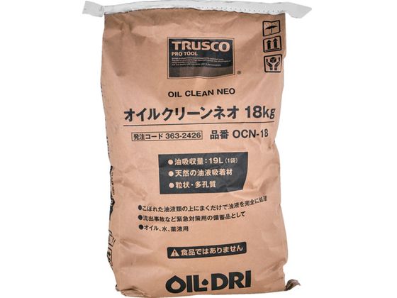 TRUSCO オイルクリーンネオ 18kg OCN-18 TRUSCO オイルクリーンネオ 18kg OCN-18