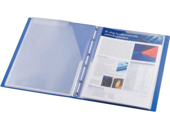 キングジム ハードクリアファイル A4 12ポケット 青 6132-Bが1,026円