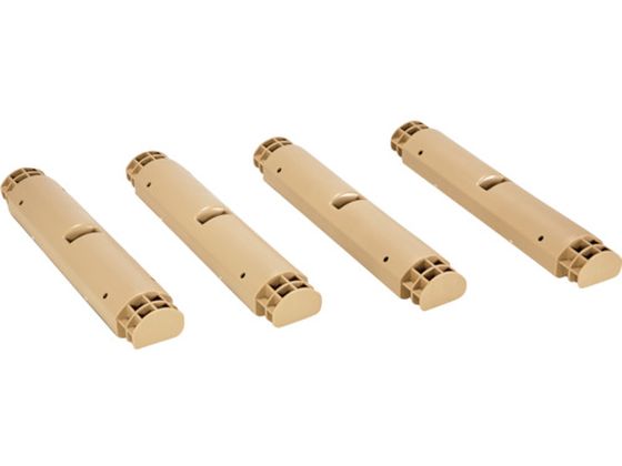 TRUSCO プラ棚用 脚のみ4本セット 高さ372mm用 ライトサンド TRUSCO プラ棚用 脚のみ4本セット 高さ372mm用 ライトサンド