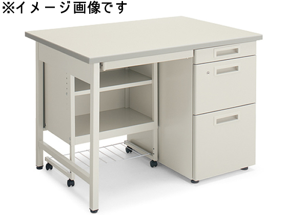 送料込み★コクヨ事務机 コクヨ 事務用SR型デスク用補助棚 W565 ライトグレー SDA-205CF1Nが