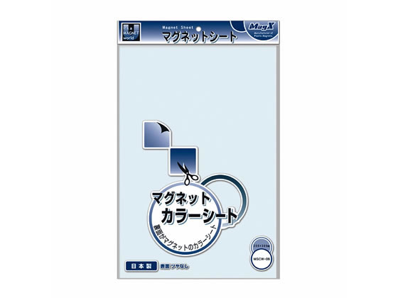 マグエックス マグネットカラーシート 大 白 MSCW-08W