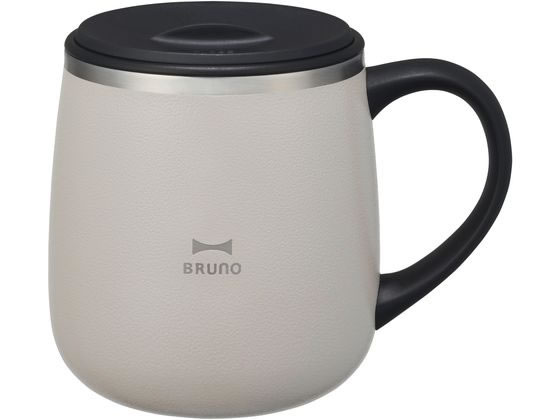 BRUNO 蓋つきステンレスマグ short グレージュ BHK262-GRG BRUNO 蓋つきステンレスマグ short グレージュ BHK262-GRG