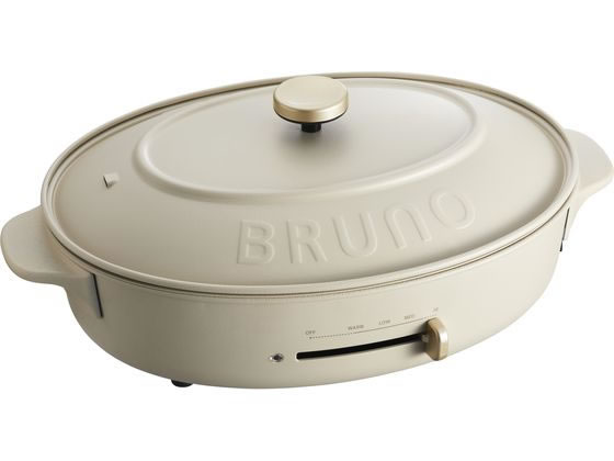 BRUNO オーバルホットプレート グレージュ BOE053-GRG BRUNO オーバルホットプレート グレージュ BOE053-GRG