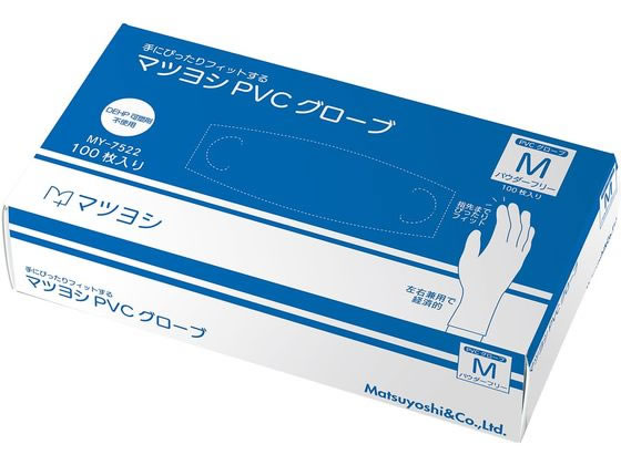 �}�c���V PVC�O���[�u �p�E�_�[�t���[ 25-3266-01 M�T�C�Y 100�� MY-7522(M)100�}�C