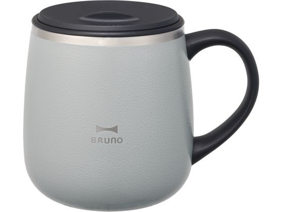 BRUNO 蓋つきステンレスマグ short ブルーグレー BHK262-BGY BRUNO 蓋つきステンレスマグ short ブルーグレー BHK262-BGY