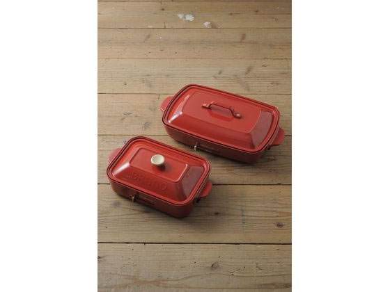 BRUNO 赤 ホットプレート 長方形 BRUNO 赤 ホットプレート 長方形 BRUNO コンパクトホット