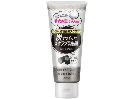 ウテナ エブリッシュ スクラブ洗顔 炭 135g