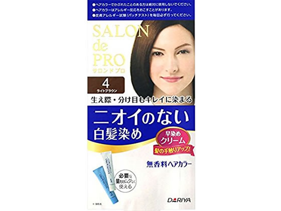 ダリヤ サロン ド プロ 無香料ヘアカラー 早染めクリーム 白髪用 4 ダリヤ サロン ド プロ 無香料ヘアカラー 早染めクリーム 白髪用 4