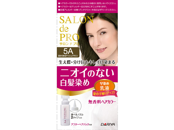 ダリヤ サロン ド プロ 無香料ヘアカラー 早染め乳液 白髪用 5A
