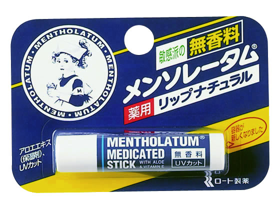 ロート製薬 メンソレータム 薬用リップナチュラル 4.5g
