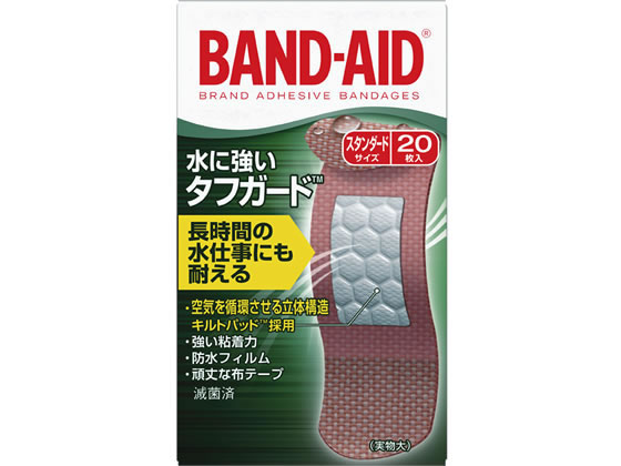 バンドエイド 水に強いタフガード 20枚