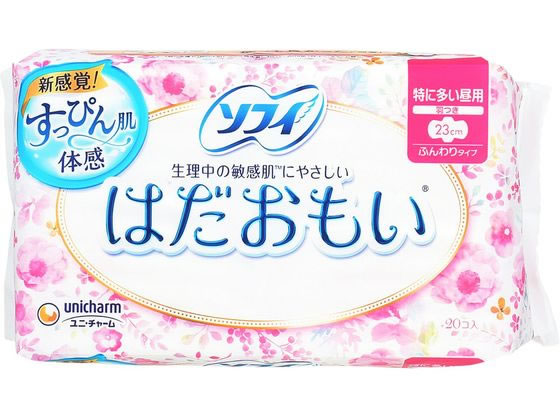 ユニ・チャーム ソフィ はだおもい 特に多い昼用 羽付 20枚