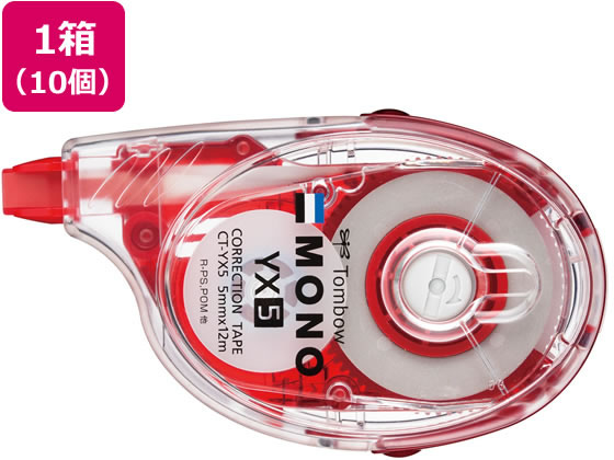 トンボ鉛筆 修正テープ モノ YX5 10個 CT-YX5