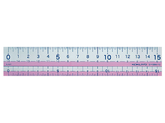 コクヨ 直線定規 まなびすと 15cm ピンク GY-GBA110P