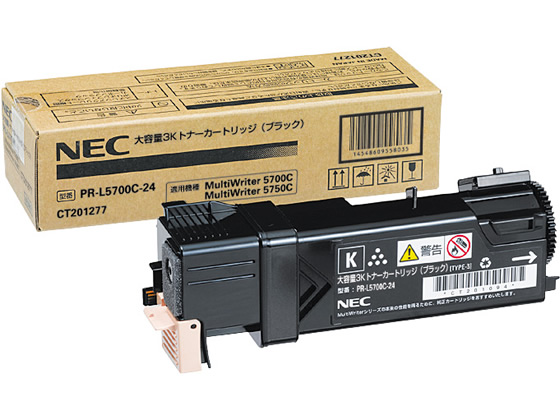NEC 大容量3Kトナーカートリッジ ブラック PR-L5700C-24 NEC 大容量3Kトナーカートリッジ ブラック PR-L5700C-24