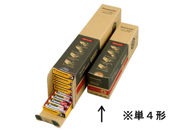 パナソニック アルカリ乾電池 単4×100本パック LR03XJN 100S