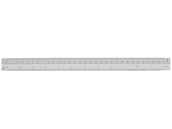 タケダ オールアルミ三角スケール 30cm一般用 副尺付 27-0610